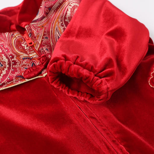 丽婴房-童衣类（冬）G3连身装C_大红\莓红 商品图4