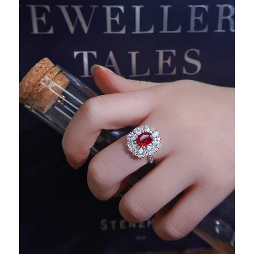 永不过时，经典戴妃款 | 培育红、绿宝石戒指、项链、耳钉 商品图8