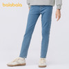 巴拉巴拉女童裤子儿童牛仔裤中大童春装甜美直筒裤时尚修身长裤潮 商品缩略图0