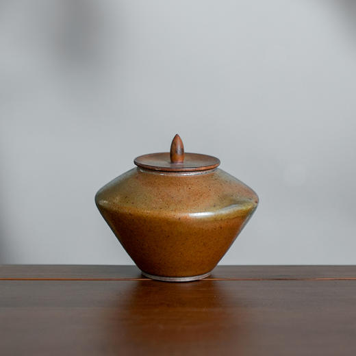 歌林柴窑大千彩醒茶罐志野素烧茶叶罐储存收纳茶盒家用陶瓷醒茶罐子 商品图7