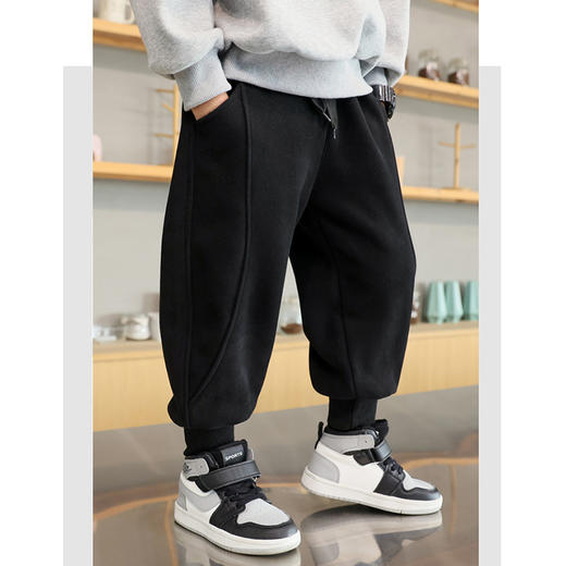 裁缝学苑TX39 韩版秋冬加绒儿童裤子纸样卫裤宝宝运动裤童装打版裁剪样板裁剪图 商品图4