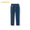 巴拉巴拉女童裤子儿童牛仔裤中大童春装甜美直筒裤时尚修身长裤潮 商品缩略图4