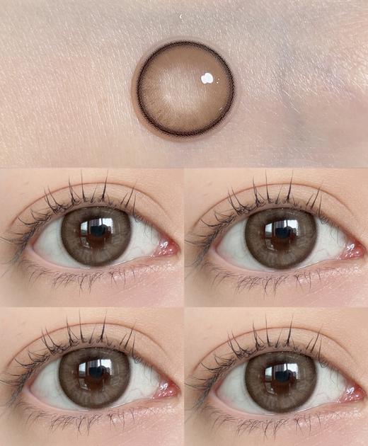 AnnaKelly AK 半年抛 记忆面包/竹影青提（棕灰 14.0-14.2mm，最高1000度） 商品图2