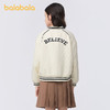 巴拉巴拉童装儿童外套女童中大童春装运动潮酷棒球领时尚休闲字母 商品缩略图1