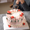 预定款｜粉色裱花蛋糕5寸6寸8寸10寸12寸（纯动物奶油 新鲜水果夹心 提前1天预定） 商品缩略图1