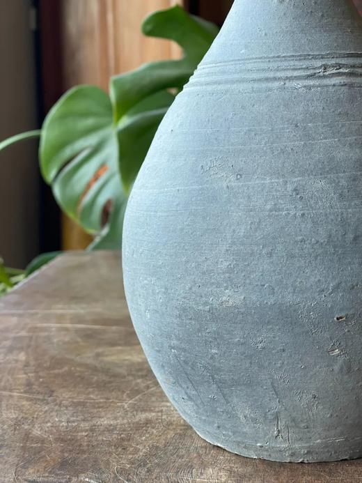 灰陶弦纹玉壶春瓶，顺丰包邮 商品图9