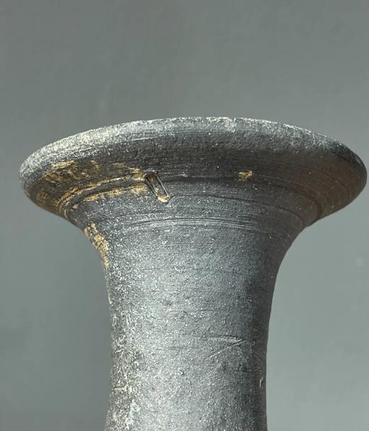 灰陶弦纹玉壶春瓶，顺丰包邮 商品图10