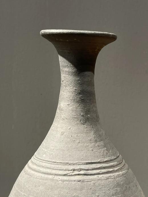 灰陶弦纹玉壶春瓶，顺丰包邮 商品图4