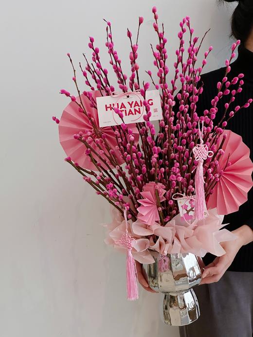 节日限定  春色万里 · 银柳瓶花 商品图0