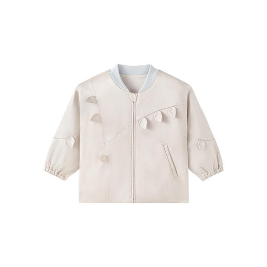 【高定系列】 英氏童装桑蚕丝外套春季新款男宝绵羊毛外套 商品图4