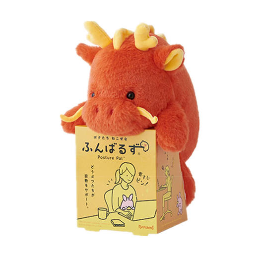 Dreams SonnyAngel贴贴家族生肖龙吉祥物公仔防驼背改善坐姿毛绒娃娃玩偶 14岁+ 商品图0