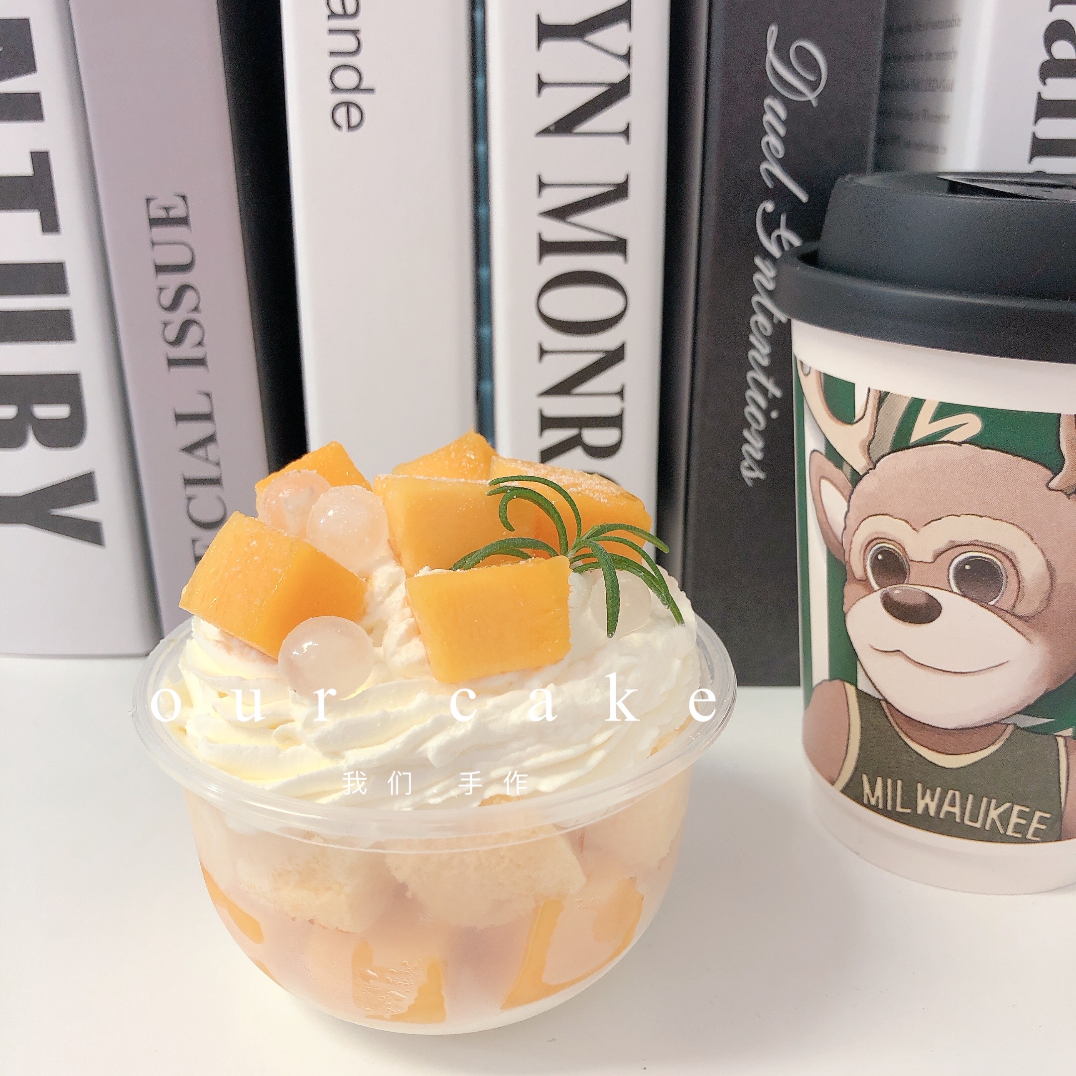 人手一杯的多口味啵啵杯小杯子蛋糕-下午茶小点心