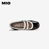 MIO米奥春季拼色低跟复古单鞋甜美秀气通勤玛丽珍鞋女鞋M241440705 商品缩略图2