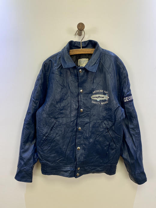 80年代 Vintage AD CELLAR 加拿大制 皮衣 _LJK(S) 商品图1