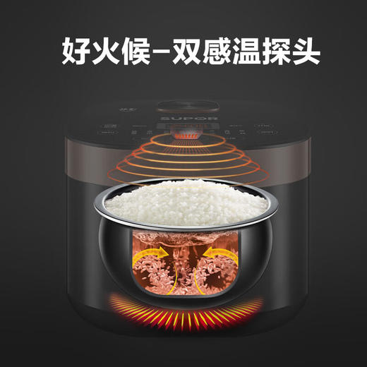 LR苏泊尔（SUPOR）ZMD安心系列 触控面板 9大功能 内盖可拆 24小时预约 球釜内胆 5L电饭煲 商品图7