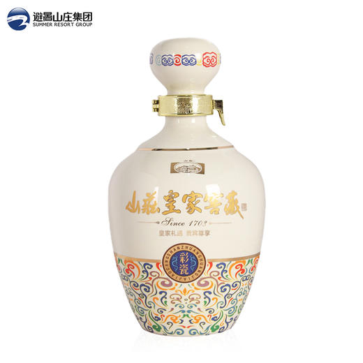 山庄皇家窖藏 彩瓷 52度浓香型白酒 450ml*4 整箱装 商品图1