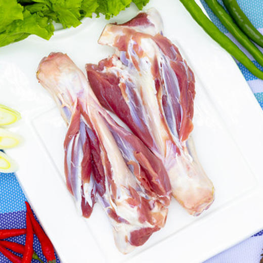 西鲜记 盐池滩羊 羔羊带骨羊小腿1.5kg 烧烤季 商品图3