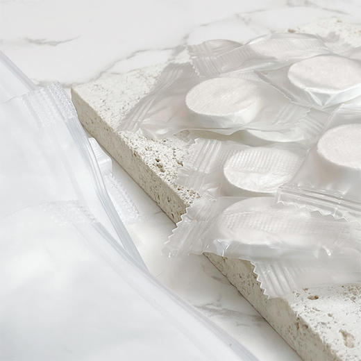 pepe猫贝心柔纸膜压缩面膜纸无荧光省水贴肤超薄 20粒*3包装 商品图1