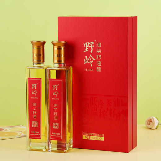 野岭冷榨油茶籽礼盒500ML*2瓶（山茶油，有机认证，冷榨） 商品图14