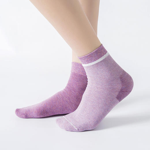 防裂袜足跟型中筒棉袜｜亲肤舒适、物理保护 商品图0