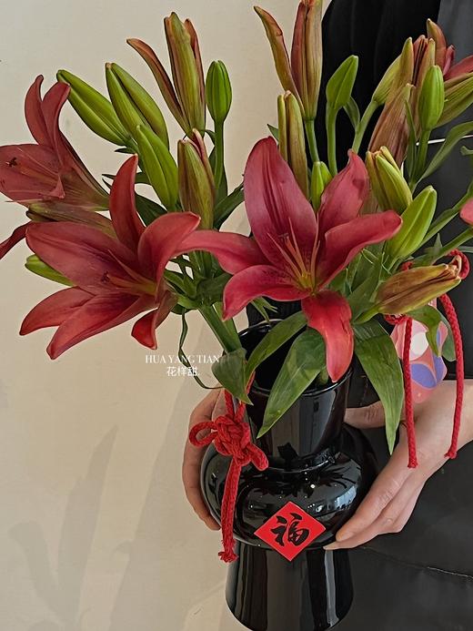 红宝石百合  · 瓶花 商品图2