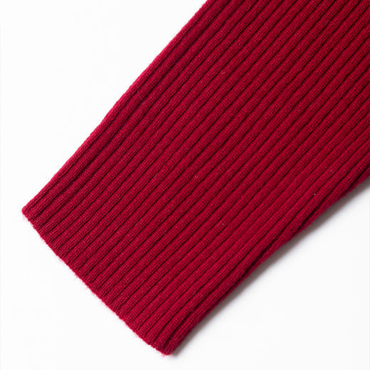 【现货】新中式中国红 喜庆节日毛衫连衣裙 商品图3