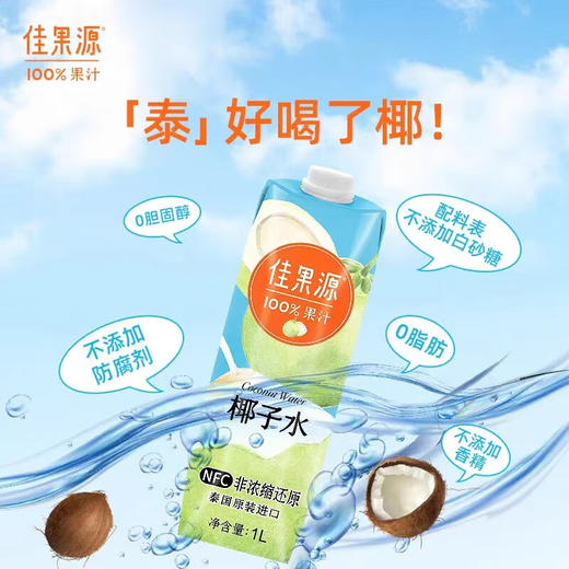 佳果源100%NFC椰子水1L 商品图1