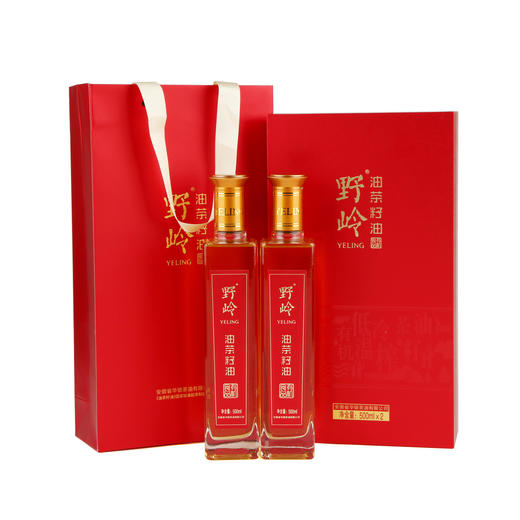 野岭冷榨油茶籽礼盒500ML*2瓶（山茶油，有机认证，冷榨） 商品图7