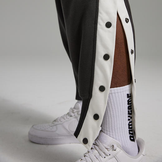 J-EMCK1951omg潮牌 宽松束脚休闲针织卫裤健身长裤侧排扣裤男士运动裤子春秋 商品图3