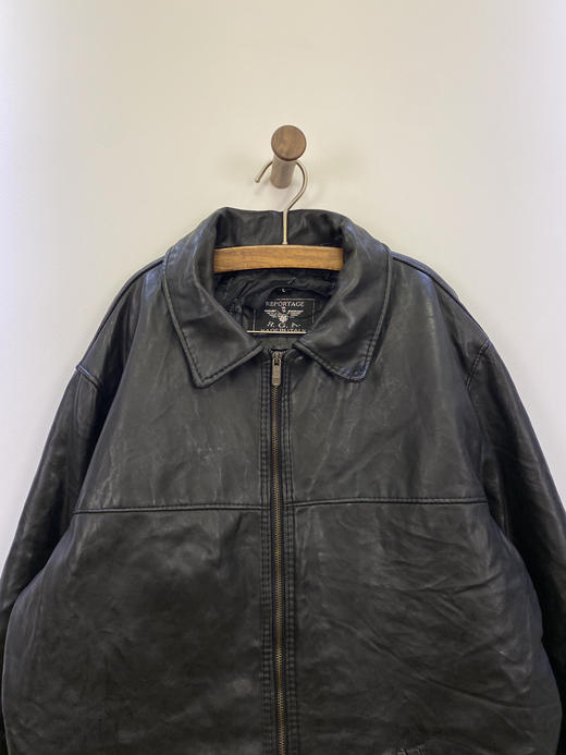 90年代 Vintage RGA 义大利制 皮衣 _LJK(L) 商品图0