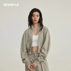 1F【RESIMPLE】新款开衫拉链卫衣高级感女装短款卫衣 商品缩略图0