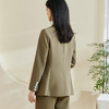 剩S/M/XL/XXL/L 米思阳2026春季新款通勤高级感职业西装宽松一粒扣纯色外套女0072 商品缩略图2