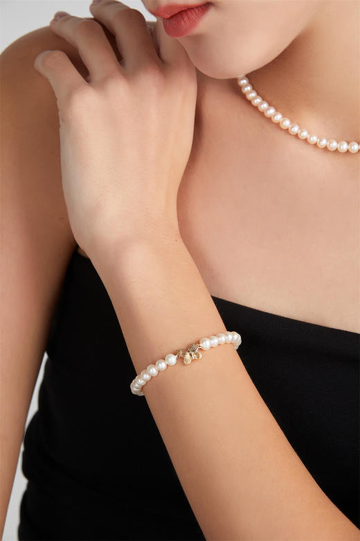 林中蝶 小蝴蝶3号珍珠项链 商品图6