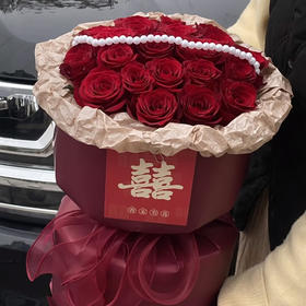 【好事成双】21支红玫瑰精品小香风包装