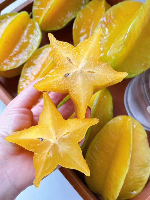 超级补水的星星果！【树上熟·香蜜杨桃】来自杨桃小镇福建云霄下河乡 肉厚汁多超大个 越放越黄果越甜 每箱加赠3-5包杨梅粉 商品图7