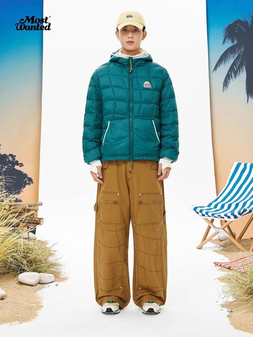 mostwantedlab彩虹/MWL-2334104/彩虹印花绗线连帽羽绒内胆 商品图2