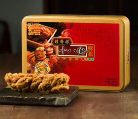 桂发祥十八街 什锦麻花小铁盒500g（内含5支）