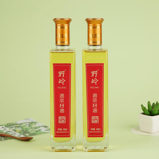 野岭冷榨油茶籽礼盒500ML*2瓶（山茶油，有机认证，冷榨） 商品图11
