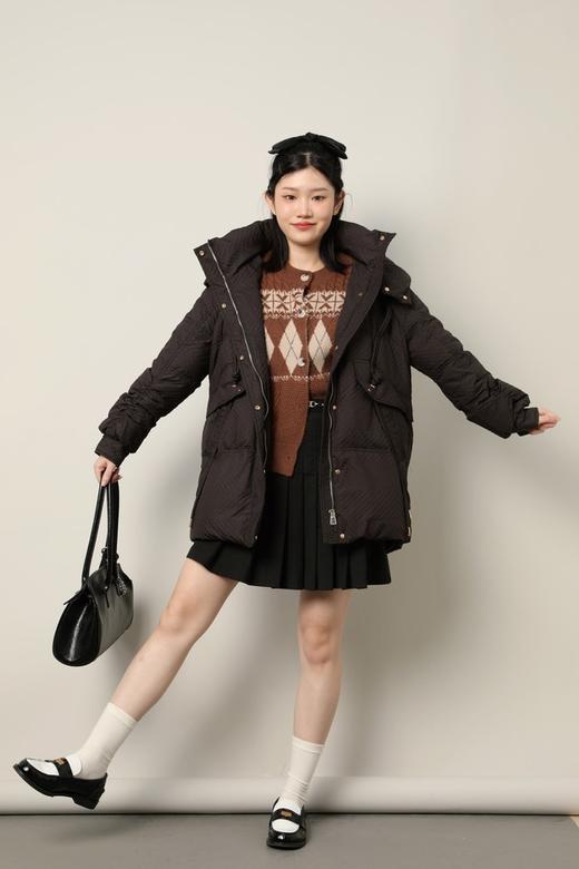 LNNNS 肌理感连帽羽绒外套 17446 商品图1