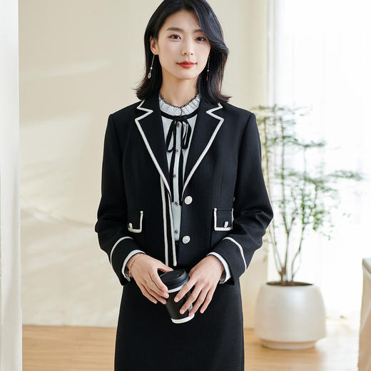 剩S/M/L/XL/XXL 【高级感外套】2026春季新款时尚通勤休闲百搭外套5Q24AW0027 商品图3