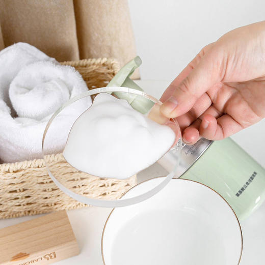 氨基酸云柔洁面泡泡温和清洁慕斯200ml 泡沫洁面 匠品洗面奶 商品图5