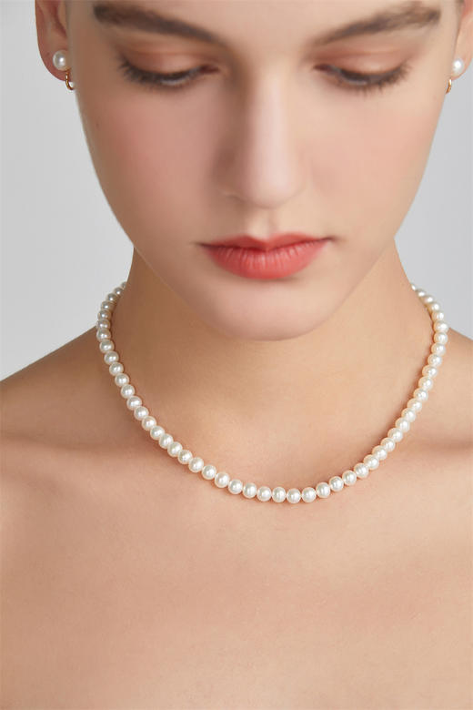 pearl moments 经典珍珠项链 3号 粒粒晶莹 商品图5