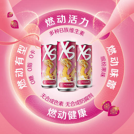 安利XS加燃营养饮料草莓口味 (龙年限量版) [XS龙罐] 商品图2