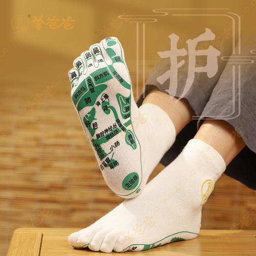 【五指棉袜】穴位按摩足底养生 商品图1