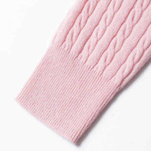 【现货】可甜可盐100%羊毛拼接假两件针织开衫 商品图3