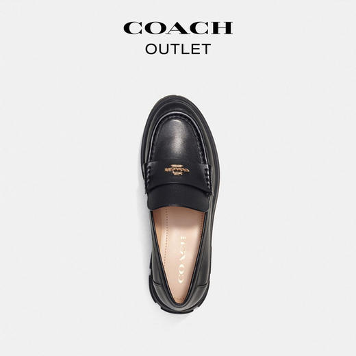 【自营】coach/蔻驰  女士RUTHIE乐福鞋 CM587 BLK 商品图2