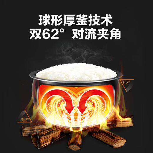 LR苏泊尔（SUPOR）ZMD安心系列 触控面板 9大功能 内盖可拆 24小时预约 球釜内胆 5L电饭煲 商品图6