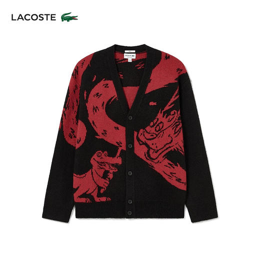 Lacoste龙年新春系列【胡先煦同款】男装休闲开衫针织衫AH5231-98 商品图5