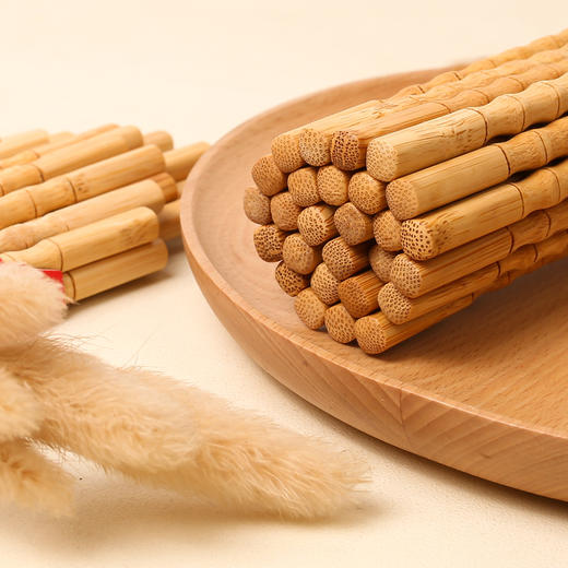 【19.9抢10双❗️楠竹花瓶竹筷礼盒】蛇年开运，动动筷子，五福临门，大吉大利❗️竹节筷子10双盒子套装新年礼盒年货礼盒 商品图2