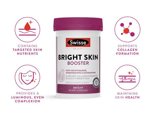 Swisse亮肤美白片抗氧化烟酰胺花青素60粒 商品图2